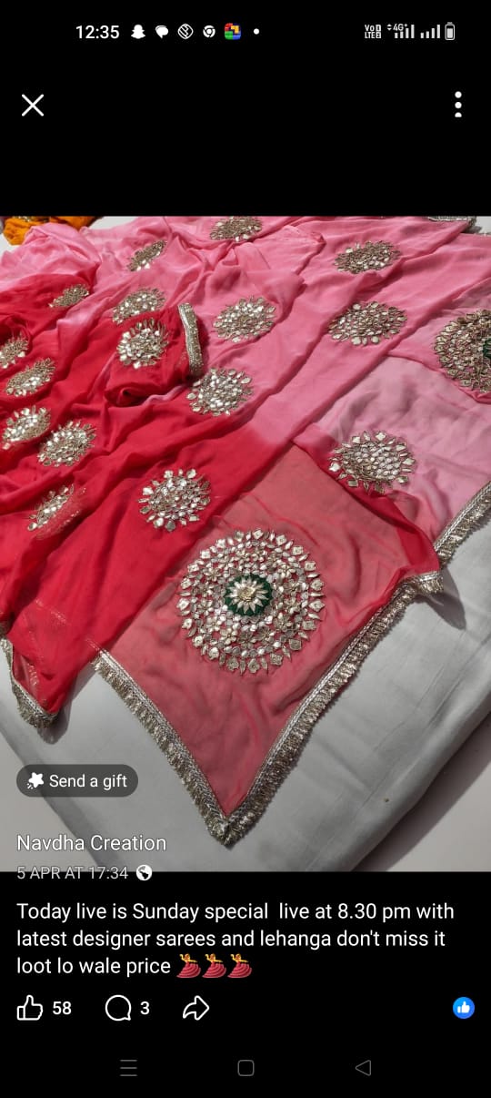 Bandhej Saree
