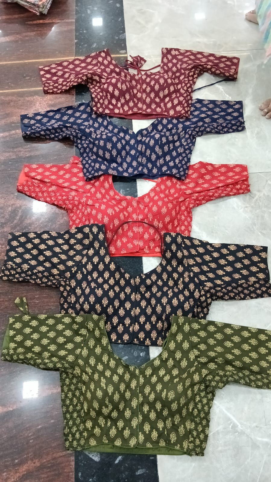 Cotton stretchable blouse